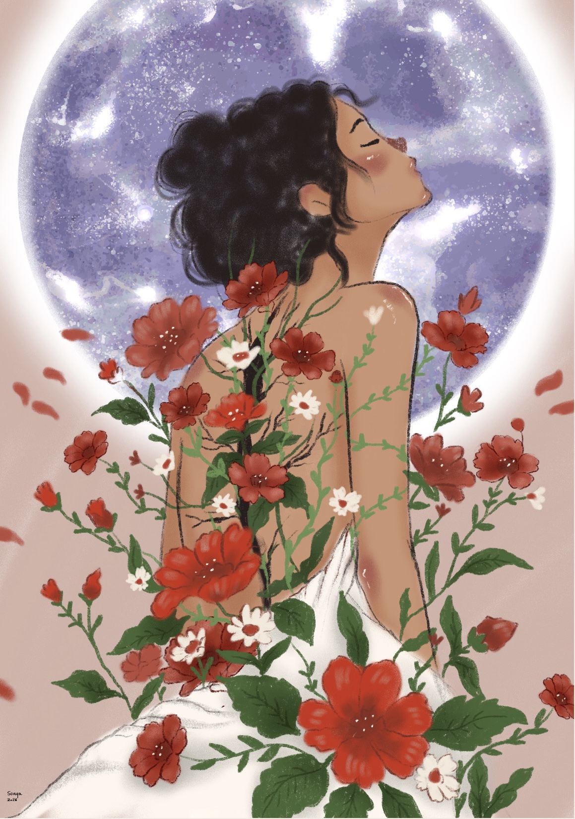 Moonlit Flourish